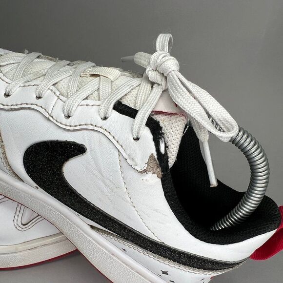 Nike Girls Size 5.5 Grade School Court Borough Low 2 - Picture 7 of 11